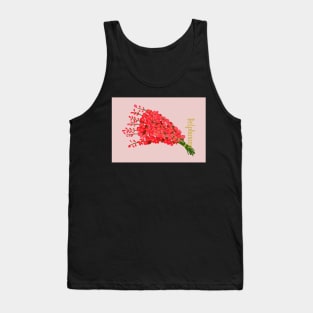 Delphinium portrait card Tank Top